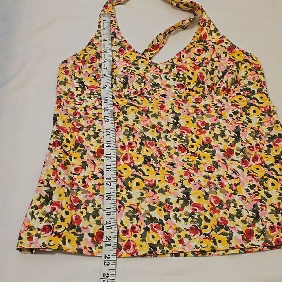 Women’s LOFT Floral Halter Top size 6 - Picture 5 of 9